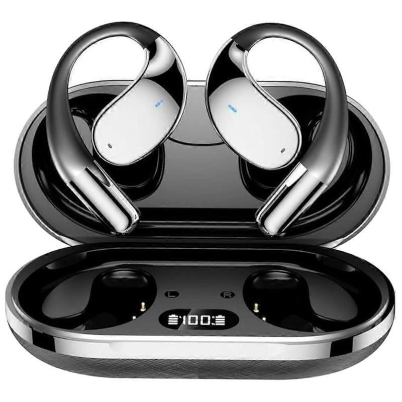 Auriculares Bluetooth  Hbq Yyk-Q93 Gancho Negro