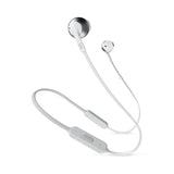 Auriculares Bluetooth Jbl Tune 205 Bt Silver Bt 4.1 Micrófono 6 Horas De Conversación Cable Plano Driver 12.5mm Func Manos Libres