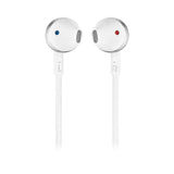 Auriculares Bluetooth Jbl Tune 205 Bt Silver Bt 4.1 Micrófono 6 Horas De Conversación Cable Plano Driver 12.5mm Func Manos Libres