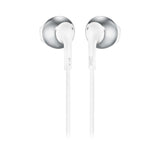 Auriculares Bluetooth Jbl Tune 205 Bt Silver Bt 4.1 Micrófono 6 Horas De Conversación Cable Plano Driver 12.5mm Func Manos Libres