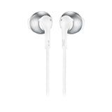 Auriculares Bluetooth Jbl Tune 205 Bt Silver Bt 4.1 Micrófono 6 Horas De Conversación Cable Plano Driver 12.5mm Func Manos Libres