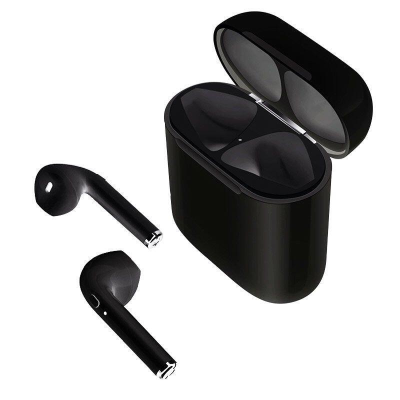 Auriculares Bluetooth Muvit Airpods Muhph0122 Con Estuche De Carga Autonomía 5h Negros