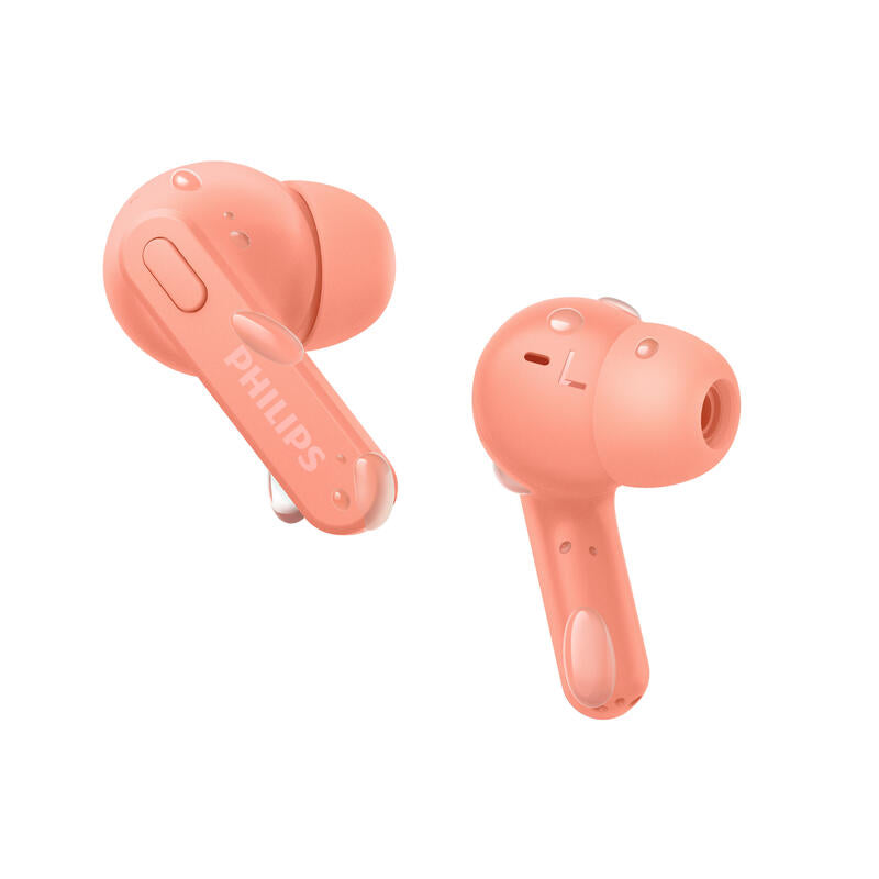 Auriculares Bluetooth Philips Tat2206pk/00 Pink Ipx4 Estuche De Carga