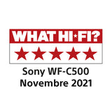Auriculares Bluetooth Sony Wf-C500 Con Estuche De Carga Autonomía 5h Blancos