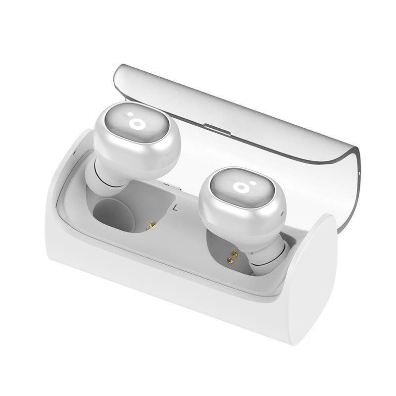 Auriculares Bluetooth Sunstech Wavepods White Bt 5.0 Estuche De Carga 220mah Función Manos Libres