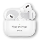 Auriculares Bluetooth Tech One Tech Siux.10 Tec1410 Con Estuche De Carga Autonomía 5h Blancos