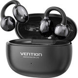 Auriculares Deportivos Bluetooth Vention Open Ear Openbeat Echo Clip A1 Nbwb0 Con Estuche De Carga Negros