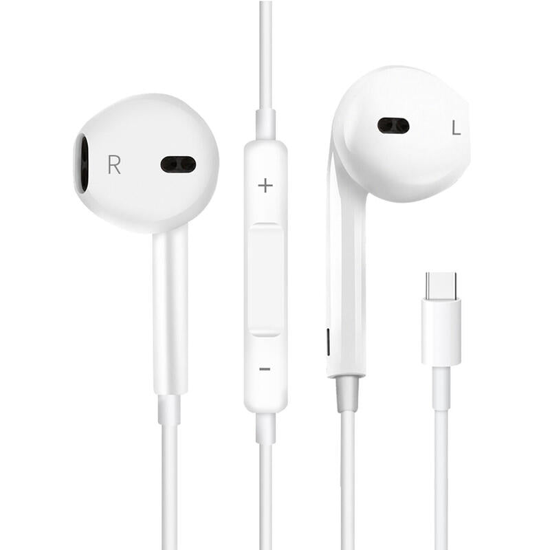 Auriculares Estereo Tipo-C 1,2m