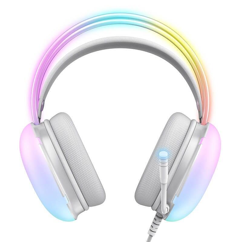Auriculares Gaming  Onikuma X25 Rgb Blanco