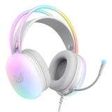 Auriculares Gaming  Onikuma X25 Rgb Blanco