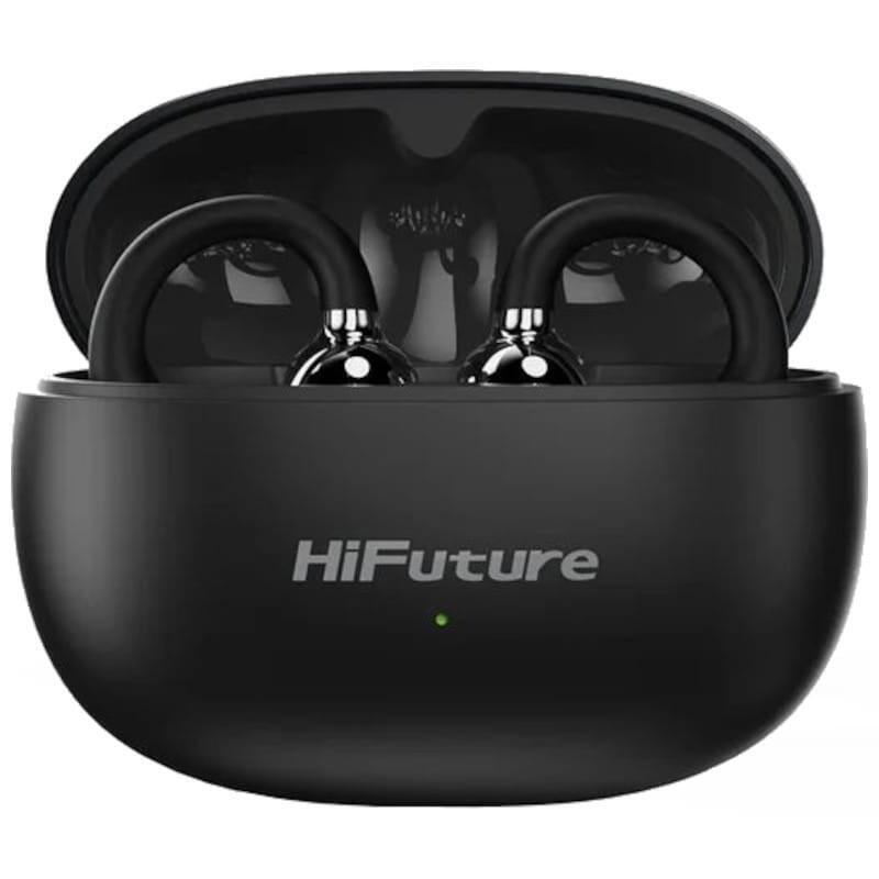 Auriculares Hifuture Flexclip Tws Negro Metálico Bluetooth