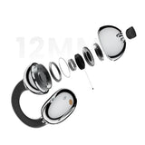 Auriculares Hifuture Flexclip Tws Negro Metálico Bluetooth