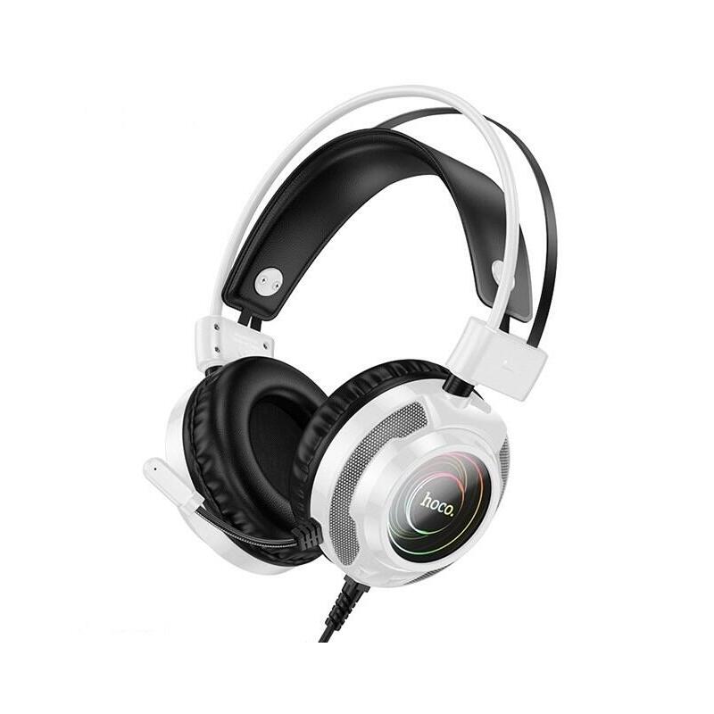 Auriculares Hoco W110 Resource Para Juegos Con Cable Usb+ Jack 3.5 In-Ear Blanco