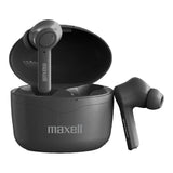 Auriculares Intrauditivos Bluetooth Inalámbricos Maxell Bass 13 Sync Up Con Estuche De Carga Negro