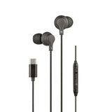 Auriculares Intrauditivos Daewoo Dw2015 Con Micrófono Usb Tipo-C Negros