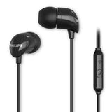 Auriculares Intrauditivos Philips Tae1126bk Con Micrófono Jack 3.5 Negros