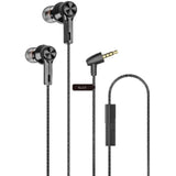 Auriculares Intrauditivos Qubo Eb-100 Con Micrófono Jack 3.5 Negros