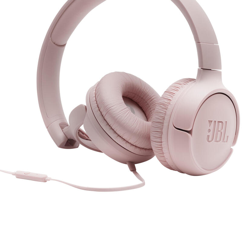 Auriculares Jbl Tune 500 Con Micrófono Jack 3.5 Rosas