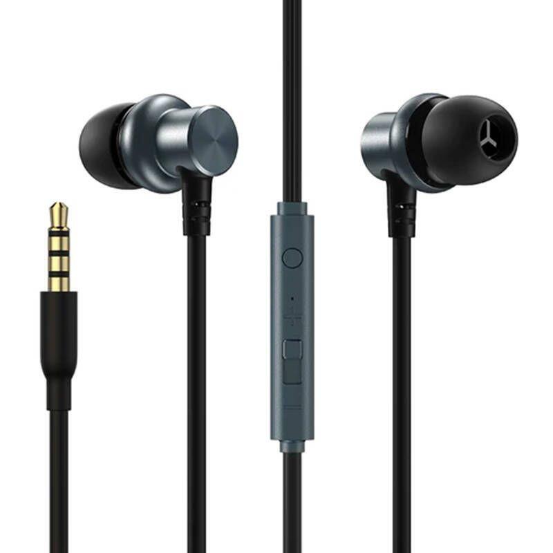 Auriculares  Joyroom Jr-El115 Jack 3.5mm Gris Con Cable