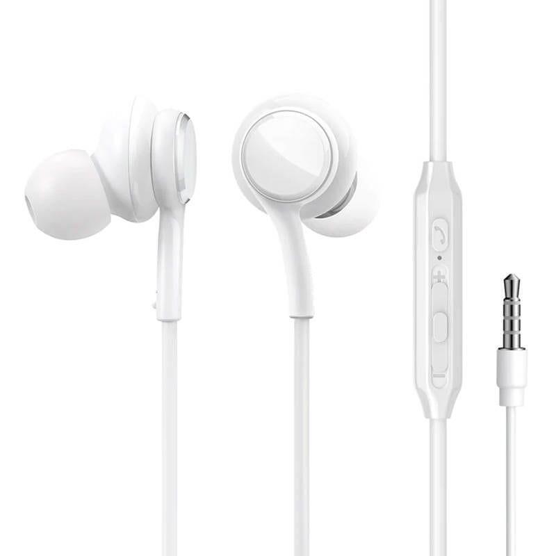 Auriculares  Joyroom Jr-Ew02 Jack 3.5mm Blanco Con Cable