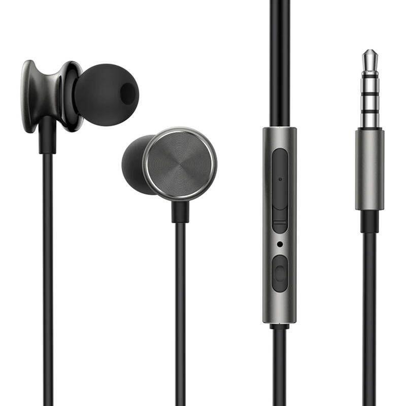 Auriculares Joyroom Jr-Ew03 Jack 3.5mm Gris Oscuro Con Cable