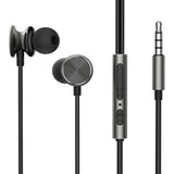 Auriculares Joyroom Jr-Ew03 Jack 3.5mm Gris Oscuro Con Cable
