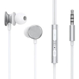 Auriculares  Joyroom Jr-Ew03 Jack 3.5mm Plata Con Cable