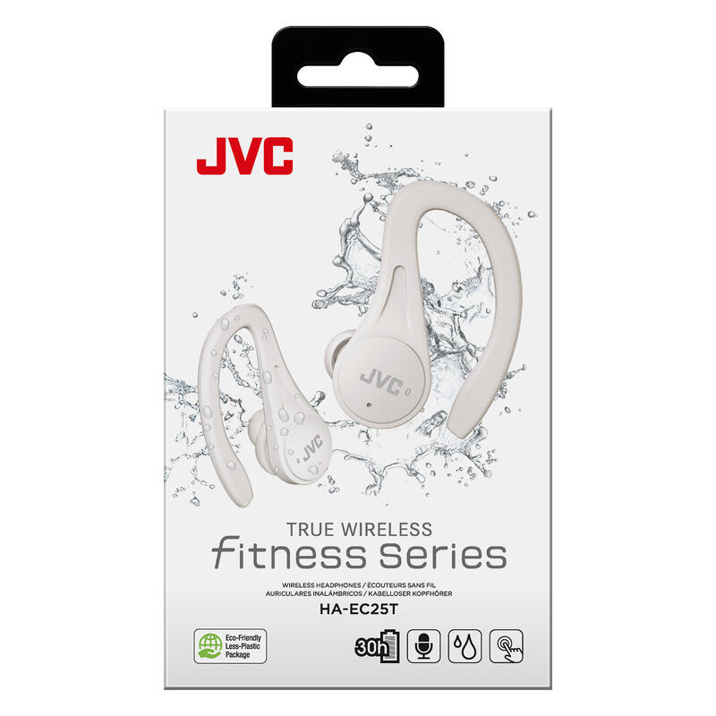 Auriculares Jvc Ha-Ec25t True Wireless Stereo (Tws) Gancho De Oreja, Dentro De Oído Llamadas/Música Bluetooth Blanco