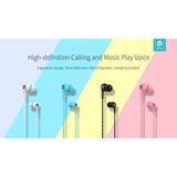 Auriculares Kintone Cableados Con Controles Azul