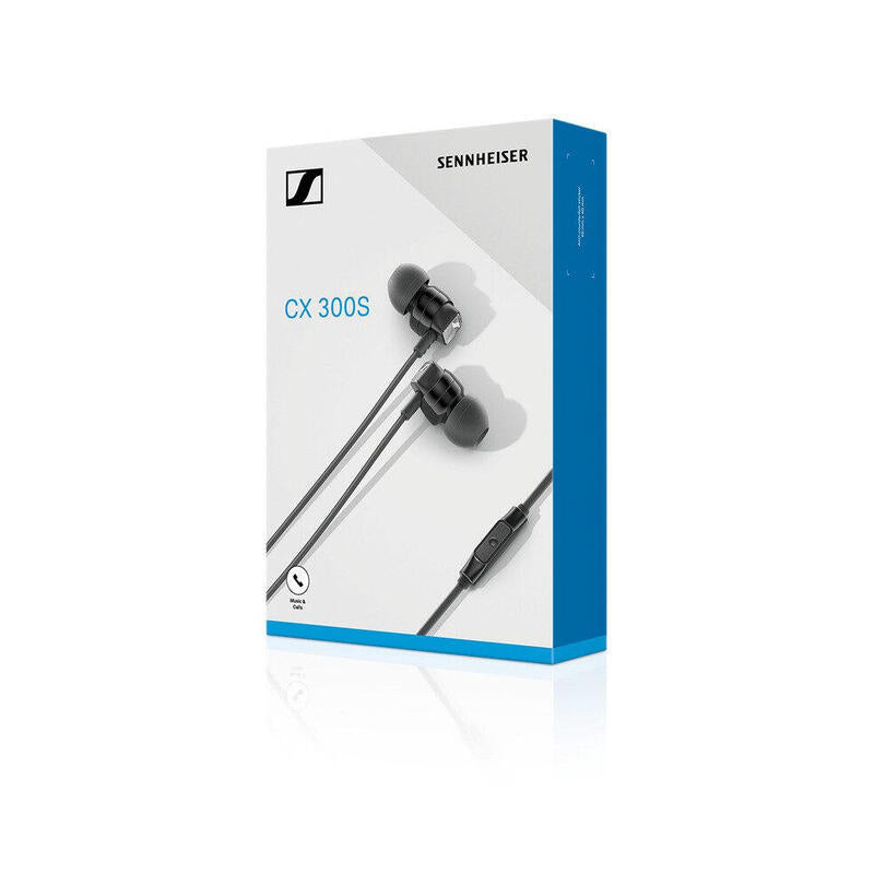 Auriculares Micro Sennheiser Cx 300s Negro Intraural/Cancelación Ruido/Control Remoto/Jack3.5 508593