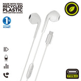 Auriculares  Muvit For Charge Estéreo E58 Tipo C Blancos