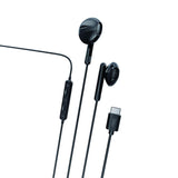 Auriculares Myway Estéreo Tipo C Con Micrófono Negro