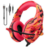 Onikuma K1b Rojo Camuflaje - Auriculares Gaming
