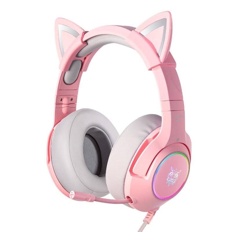 Auriculares Onikuma K9 Rgb Rosa Gaming