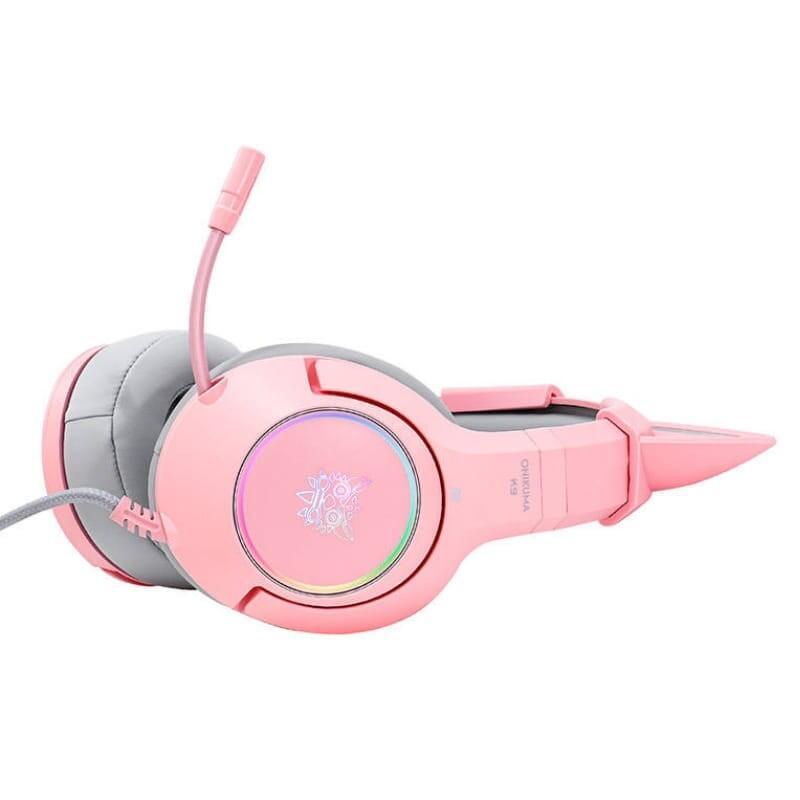 Auriculares Onikuma K9 Rgb Rosa Gaming