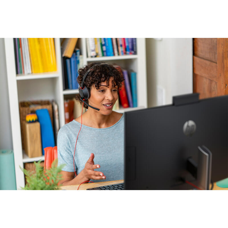 Auriculares Poly Blackwire 5220  Alámbrico  Usb Tipo A Negro