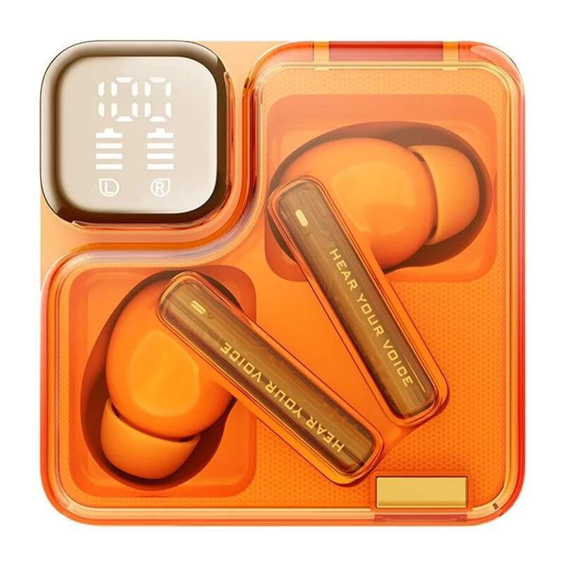 Auriculares Qcy Melobuds Neo T31 Bluetooth Naranja