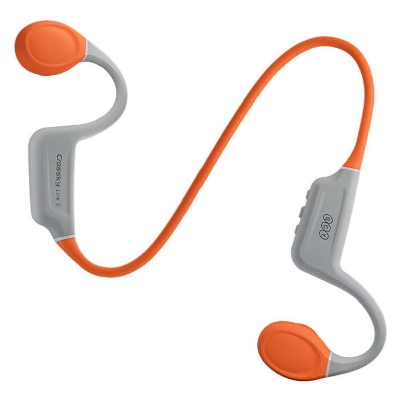 Auriculares  Qcy T25 Gris/Naranja  Bluetooth