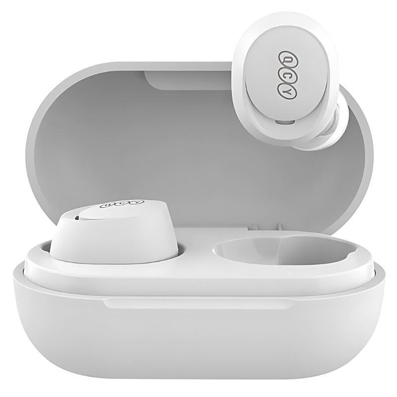 Auriculares Qcy T27 Tws Blanco Bluetooth