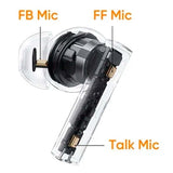 Auriculares Realme Buds Air 6 Naranja Con Cancelación De Ruido (Anc)  Bluetooth