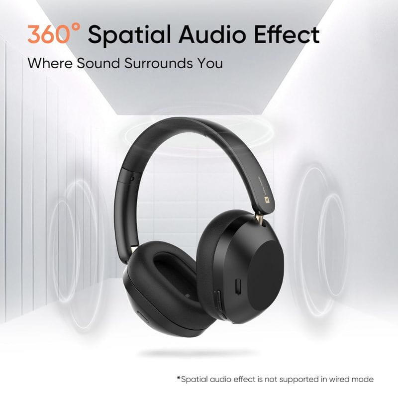 Auriculares Realme Techlife Studio H1 Negro