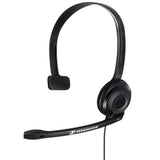 Auriculares Sennheiser Pc 2 Chat Aux 2 X 3,5 Mm 2 Metros Negro  Con Micrófono