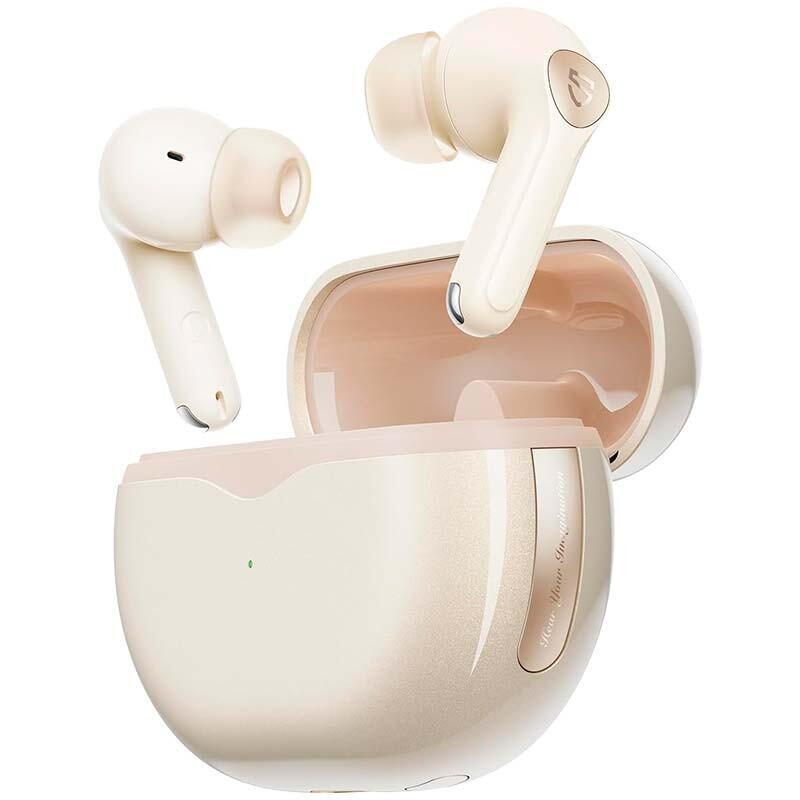 Auriculares Soundpeats Air 4 Pro Anc Beige  Bluetooth