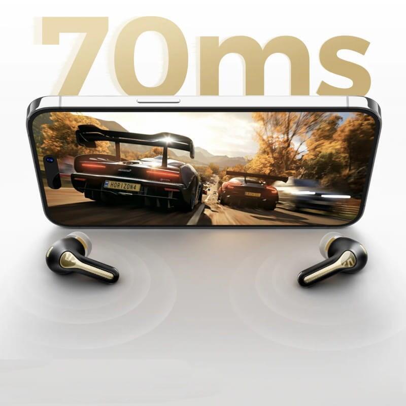 Auriculares Soundpeats Capsule3 Pro+ Tws Negro  Bluetooth