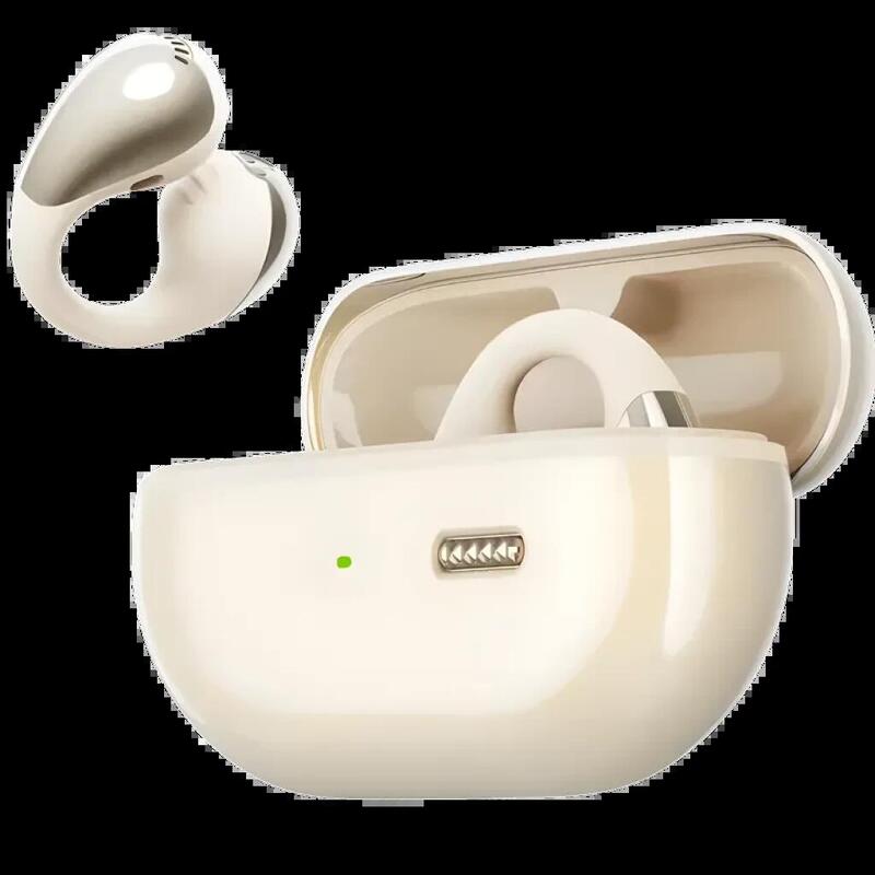 Auriculares  Soundpeats Pearlclip Pro Hi-Res Audio Ldac Beige