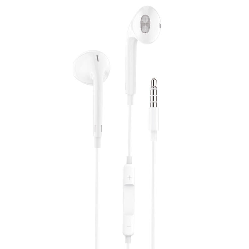 Auriculares Tech One Tech Eartech Tec1001 Con Micrófono Jack 3.5 Blancos