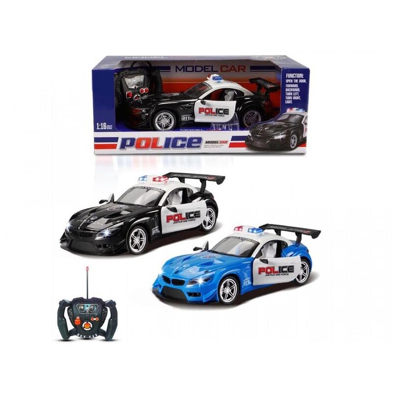 Auto Policja R/C Luz, Otwierane Puertas