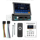 Autorradio 1 Din Swm 9606c-S Bluetooth/Mirrorlink/Carplay/Usb Negro