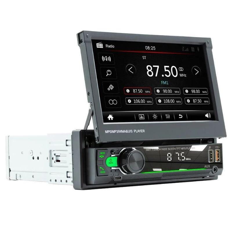 Autorradio 1 Din  Swm 9901c-S Bluetooth/Mirror Link/Carplay/Usb Negro