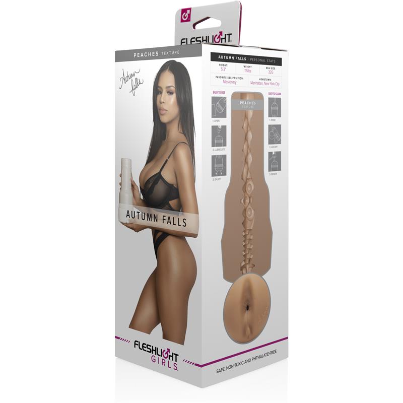 Masturbador Fleshlight Girls Autumn Falls Textura Peaches